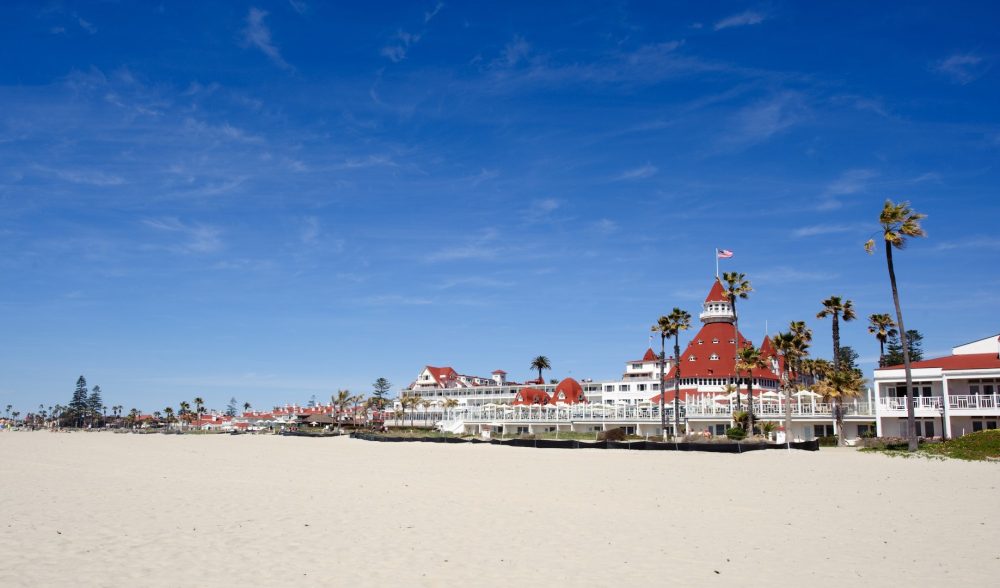 Bãi biển trung tâm Coronado, California